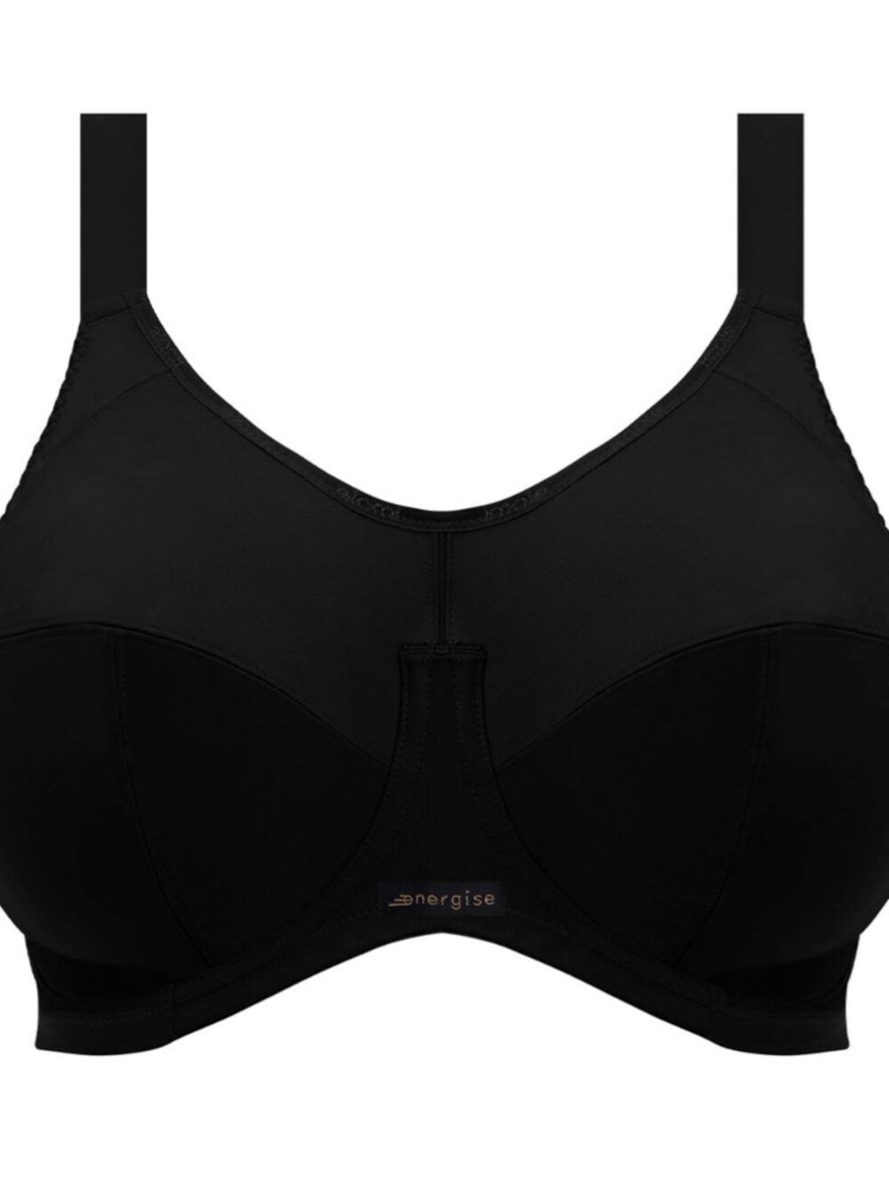 Elomi Energise Sports Bra in Black Size 36DD New with Tags